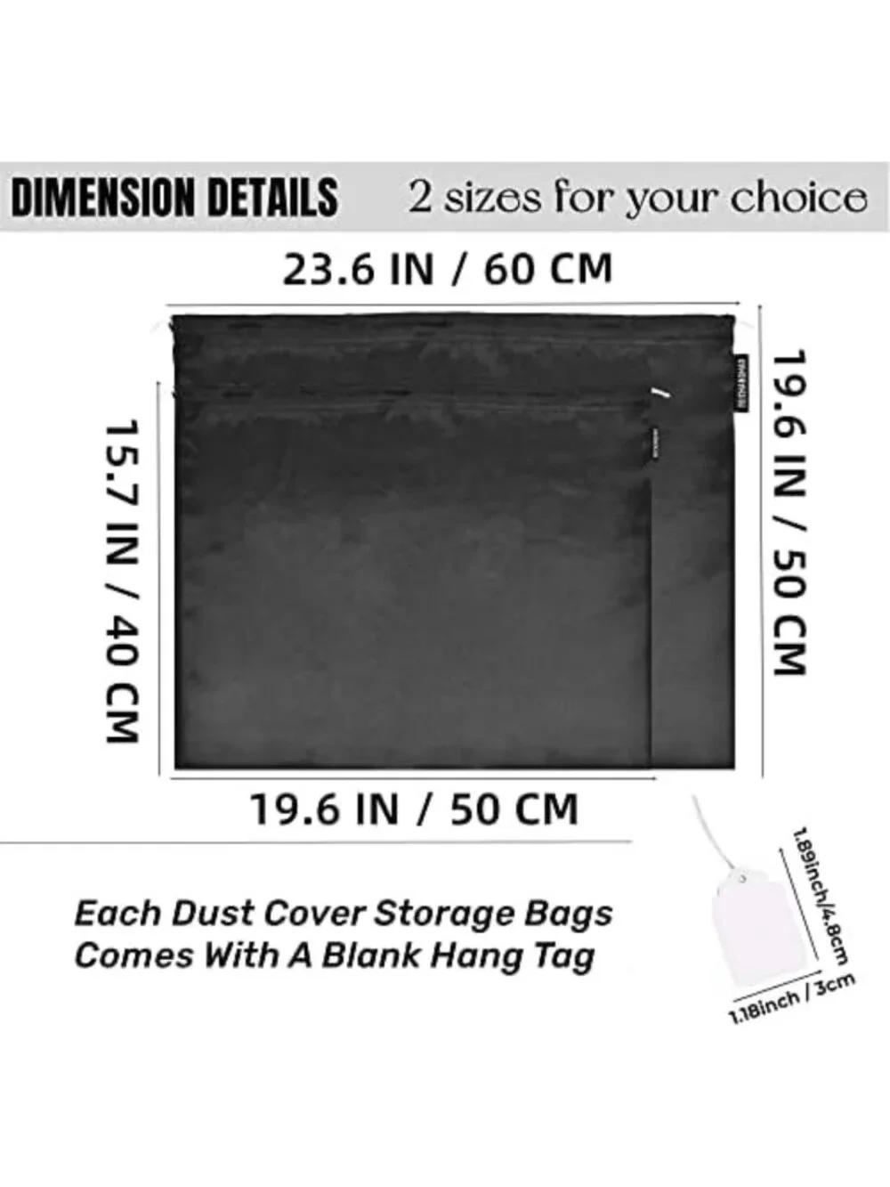 20 Pack Silk Dust Bags for Purses & Handbags | Travel Storage Pouches for Shoes